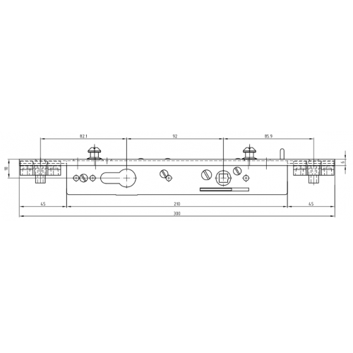Schuco 233131 Door Lock
